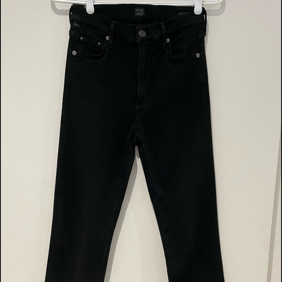 Citizen of humanity size 27 black. Cara high rise cigarette ankle. - Picture 1 of 6